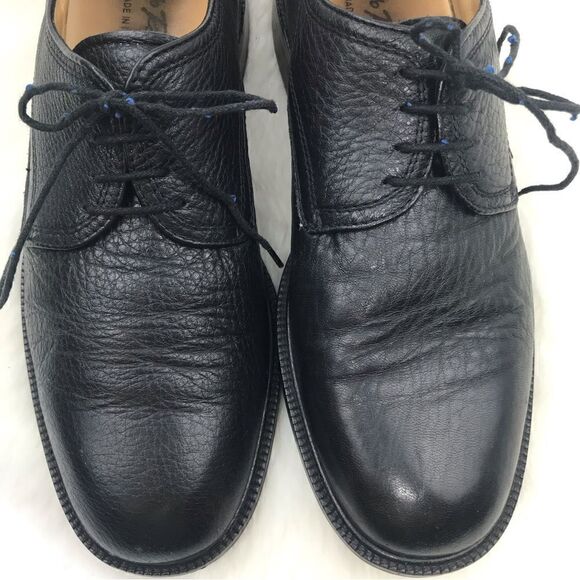 Vito Rufolo Black Soft Italian Leather Lace Up Dress Shoes main image 5